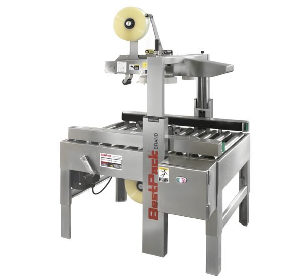 Bestpack Inox Yarı Otomatik Koli Bantlama Makinesi BP-MSD-22-2S Yan Kayışlı | Profesyonel