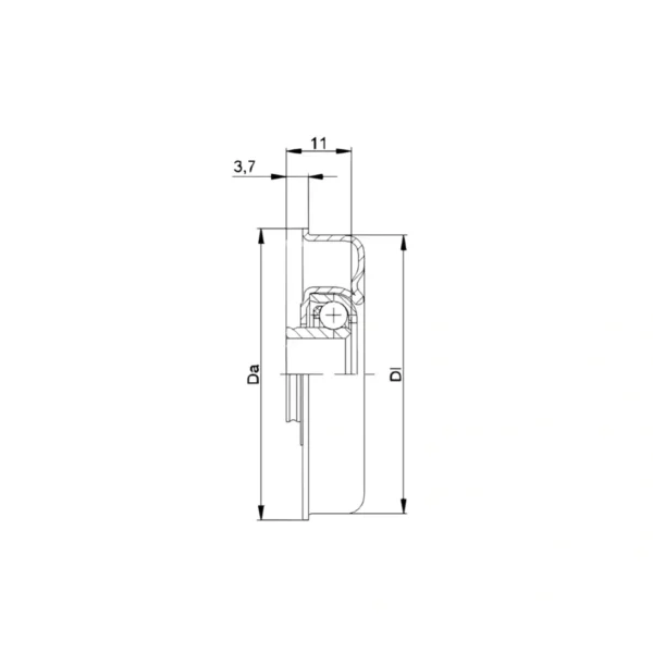 MTR-40X1,5.20.8 Metal Rulo Başlığı - Görsel 3